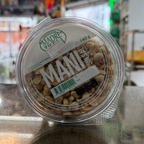 mani sin Mani Tostado sin sal